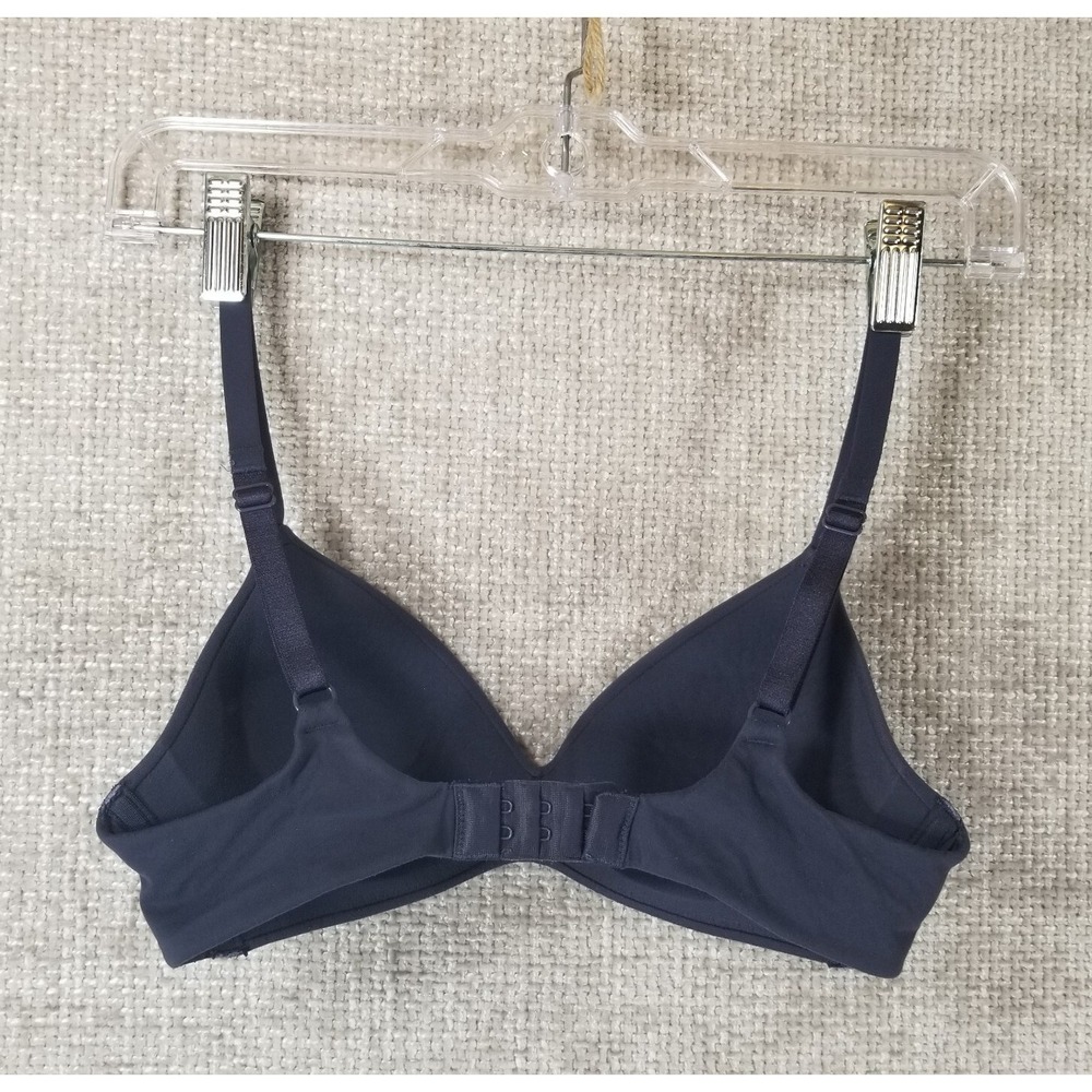 Wacoal 852189 How Perfect Padded Soft Cup T-Shirt Bra Wireless Womens 32B Gray‎ - Picture 6 of 12